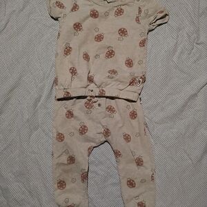 Rabbit Bear Baby Outfit with Bear Design